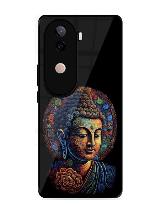 Stained Glass Serenity Glossy Soft Edge Case for Vivo V40E (5G)