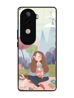 The Bookish Escape Glossy Soft Edge Case for Vivo V40E (5G)