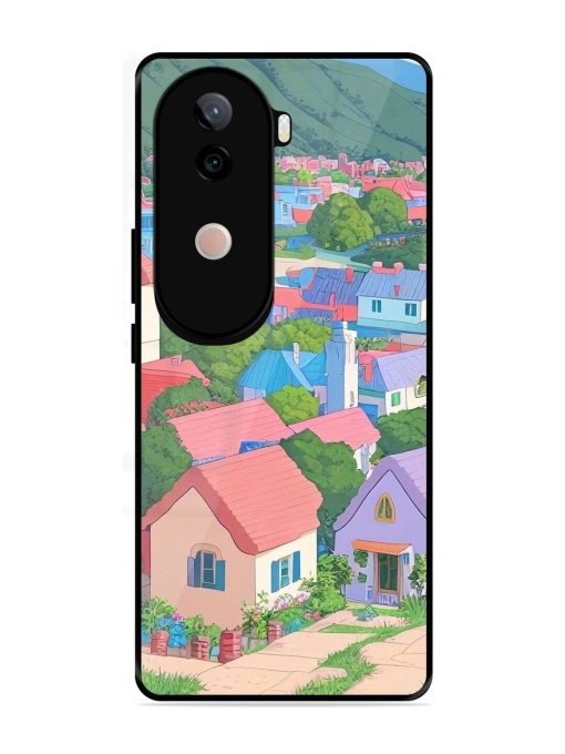 Pastel Paradise Glossy Soft Edge Case for Vivo V40E (5G)