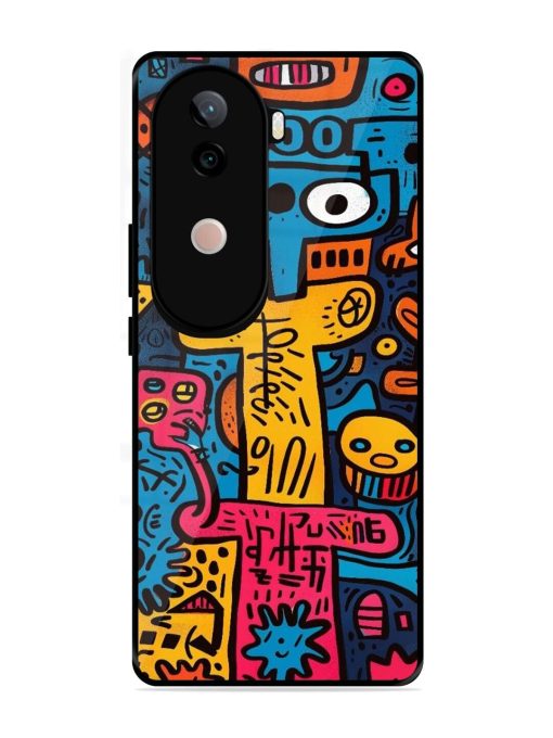 Doodletopia Glossy Soft Edge Case for Vivo V40E (5G)