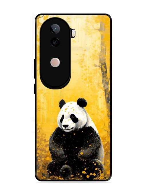Golden Solitude Glossy Soft Edge Case for Vivo V40E (5G)