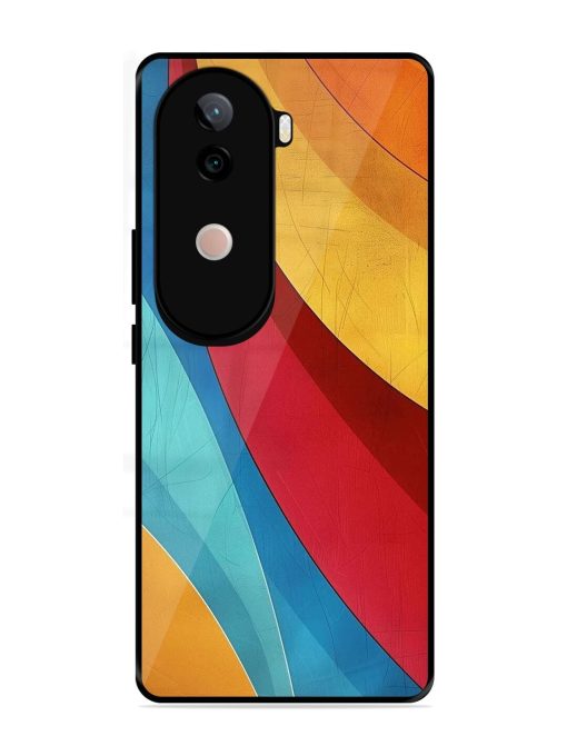 Curving Canvas Glossy Soft Edge Case for Vivo V40E (5G)