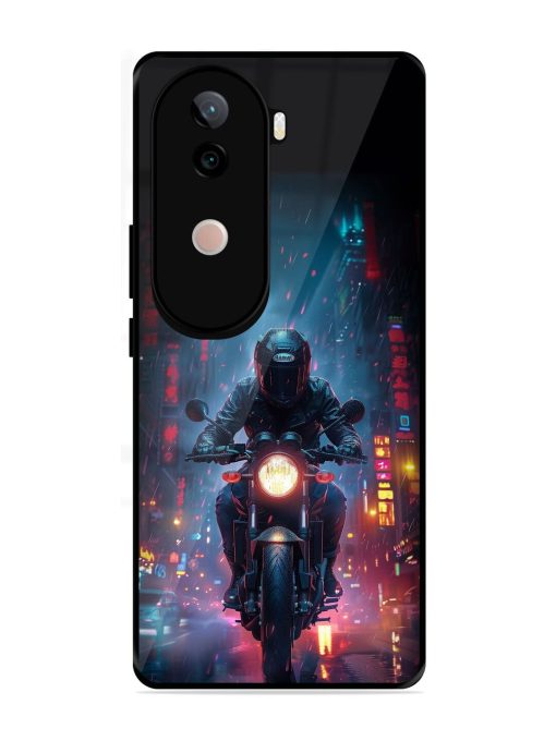 Neon Nights Glossy Soft Edge Case for Vivo V40E (5G)