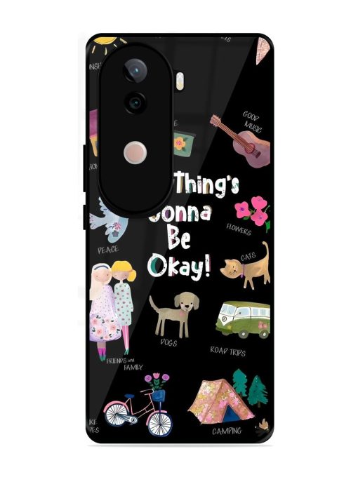 Everything'S Gonna Be Okay Glossy Soft Edge Case for Vivo V40E (5G)