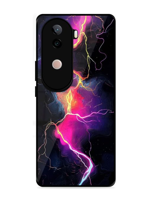 Electric Dreams Glossy Soft Edge Case for Vivo V40E (5G)