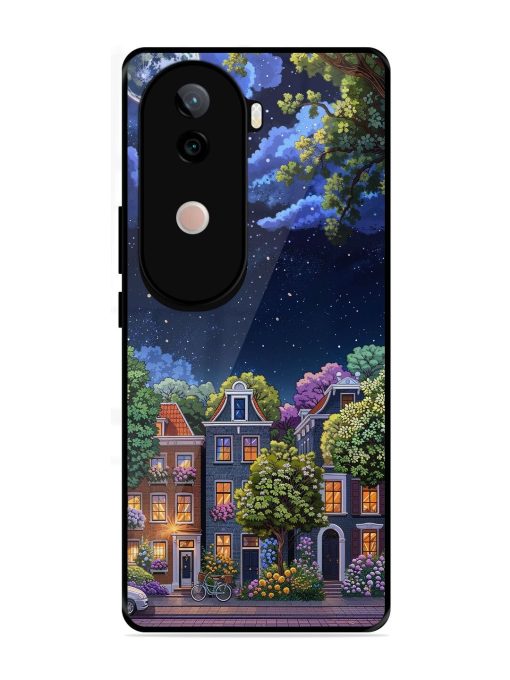 Moonlit Streets Glossy Soft Edge Case for Vivo V40E (5G)
