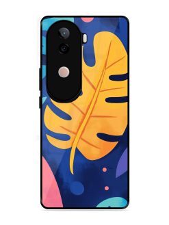 Tropical Tapestry Glossy Soft Edge Case for Vivo V40E (5G)