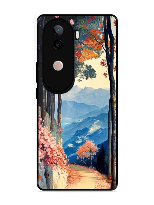 Mountainside Serenity Glossy Soft Edge Case for Vivo V40E (5G)