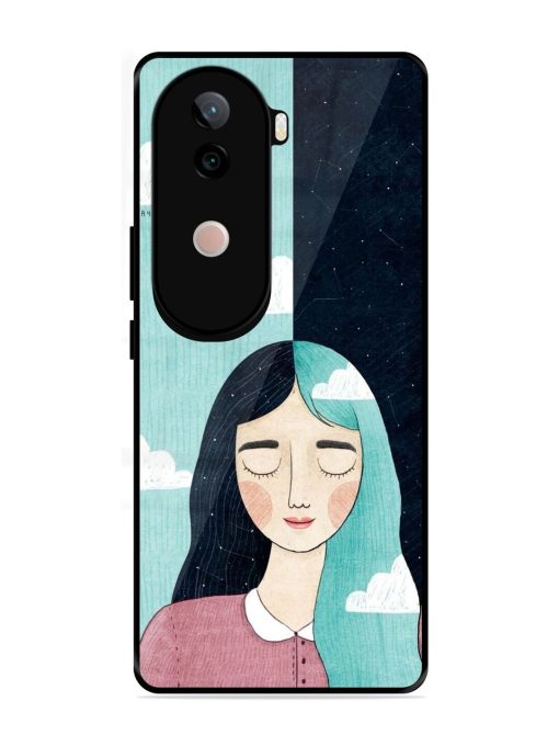 Between Day And Night Glossy Soft Edge Case for Vivo V40E (5G)