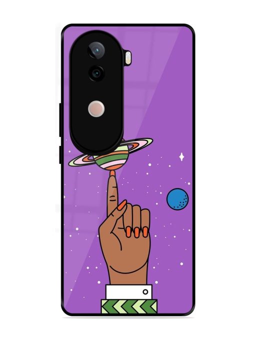 Spinning The Universe Glossy Soft Edge Case for Vivo V40E (5G)