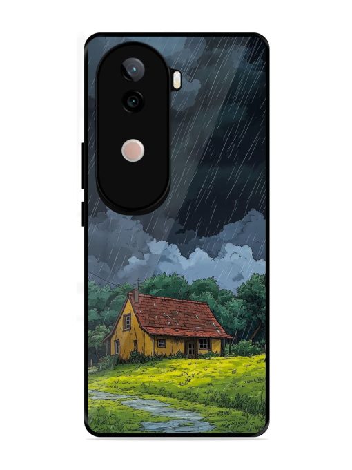 Rainy Day Retreat Glossy Soft Edge Case for Vivo V40E (5G)