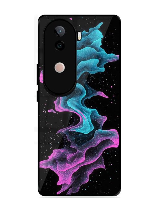 Cosmic Currents Glossy Soft Edge Case for Vivo V40E (5G)