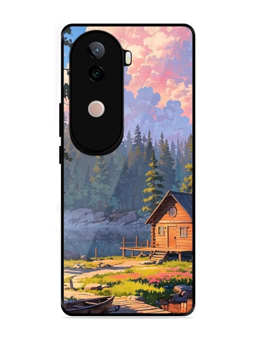 Lakeside Serenity Glossy Soft Edge Case for Vivo V40E (5G)