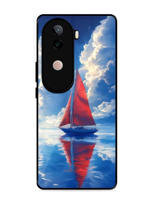 Crimson Sails Glossy Soft Edge Case for Vivo V40E (5G)