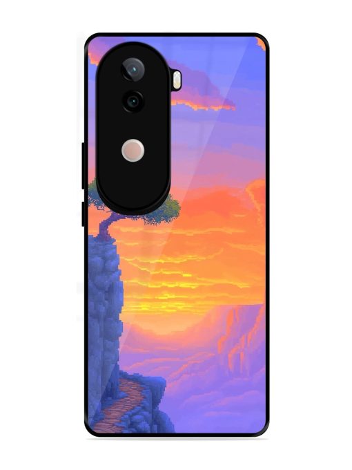 Cliffside Solitude Glossy Soft Edge Case for Vivo V40E (5G)