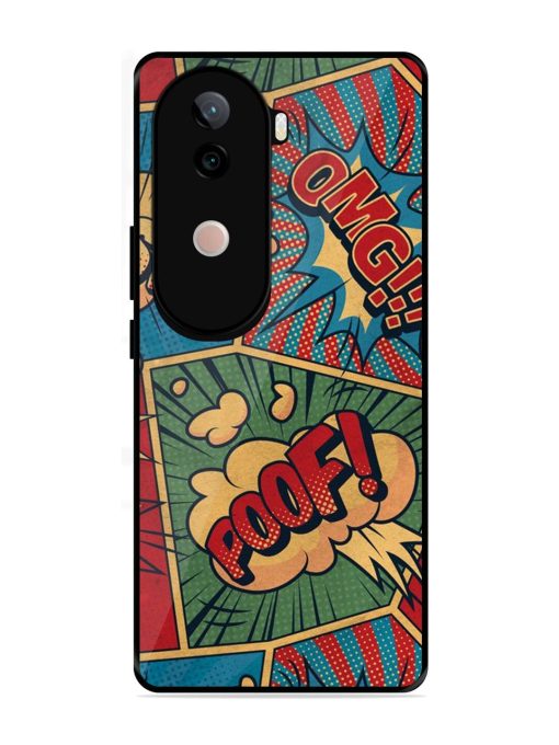 Comic Book Chaos Glossy Soft Edge Case for Vivo V40E (5G)