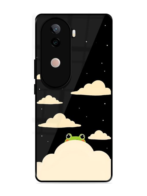 Froggy Night Sky Glossy Soft Edge Case for Vivo V40E (5G)