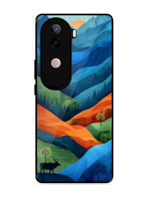 Layers Of The Land Glossy Soft Edge Case for Vivo V40E (5G)