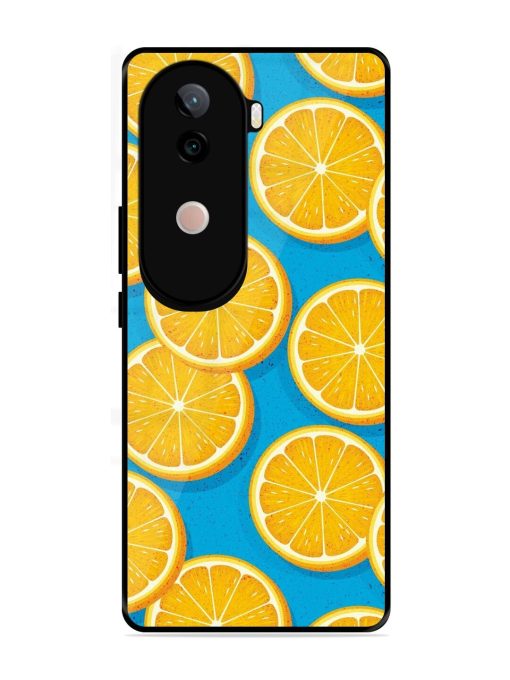 Citrus Symphony Glossy Soft Edge Case for Vivo V40E (5G)