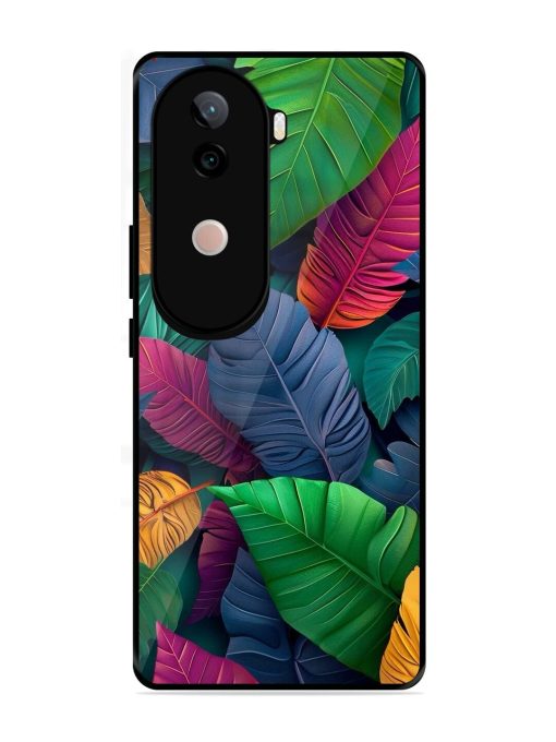 Tropical Tapestry Glossy Soft Edge Case for Vivo V40E (5G)