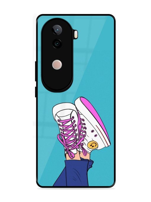 Kick Back And Chill Glossy Soft Edge Case for Vivo V40E (5G)