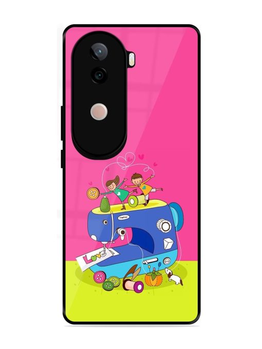 Sew Cute Glossy Soft Edge Case for Vivo V40E (5G)