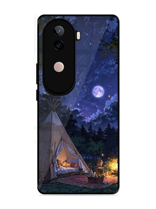 Moonlight Camping Glossy Soft Edge Case for Vivo V40E (5G)