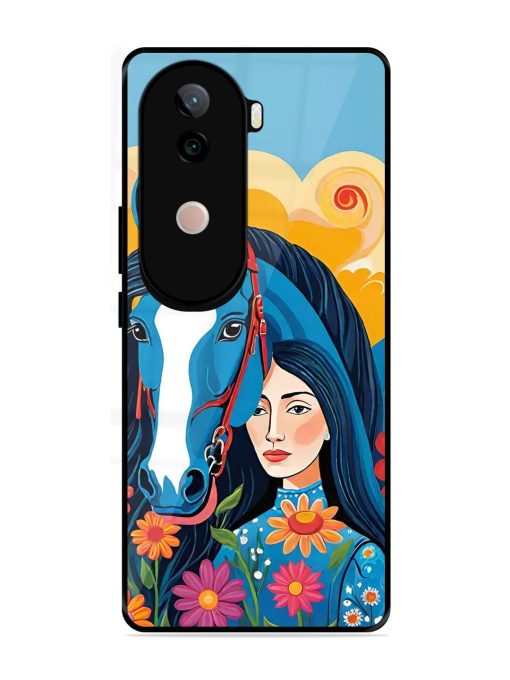 Equine Enchantment Glossy Soft Edge Case for Vivo V40E (5G)