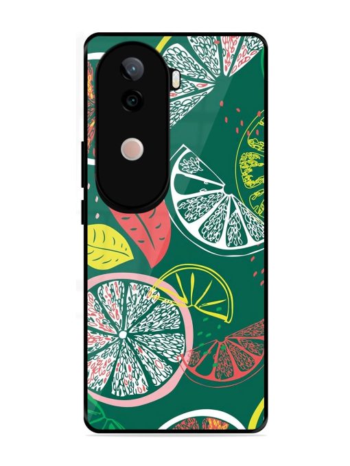 Citrus Symphony Glossy Soft Edge Case for Vivo V40E (5G)