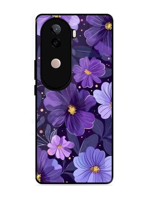 Purple Paradise Glossy Soft Edge Case for Vivo V40E (5G)