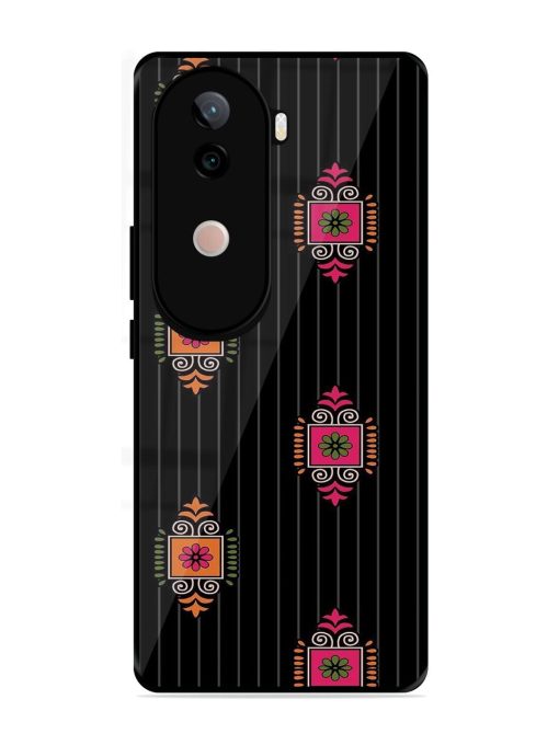Ornate Elegance Glossy Soft Edge Case for Vivo V40E (5G)