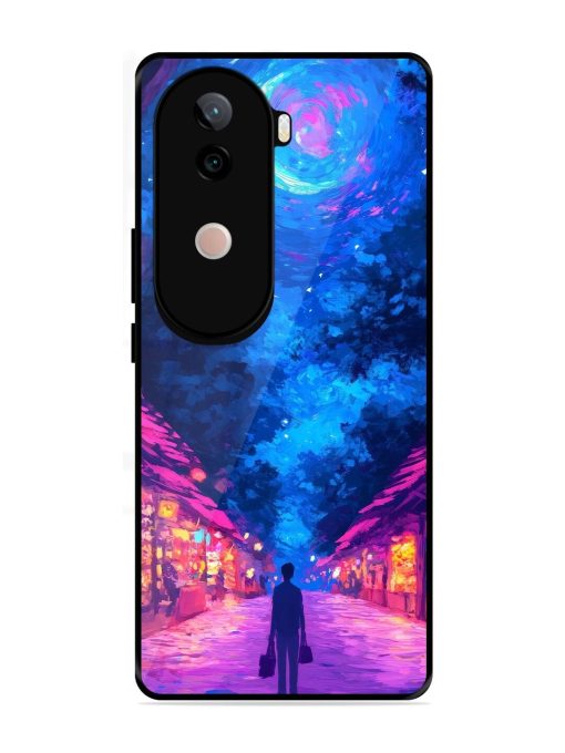 Neon Nightscape Glossy Soft Edge Case for Vivo V40E (5G)