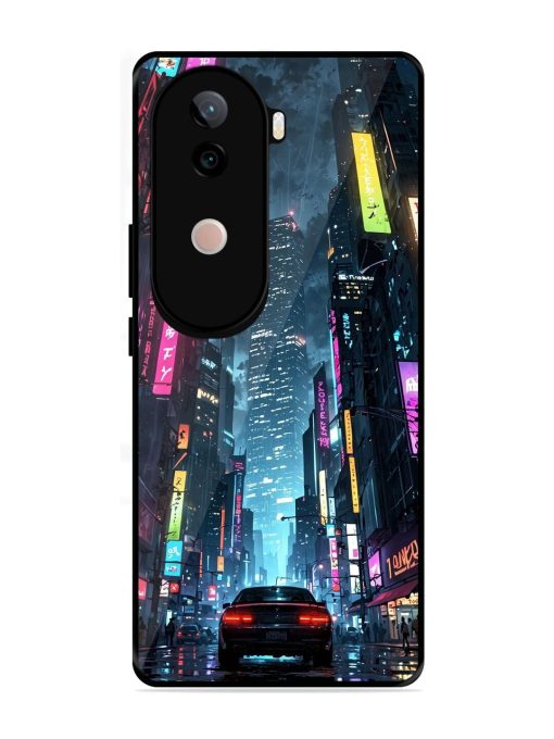 Neon Nightscape Glossy Soft Edge Case for Vivo V40E (5G)