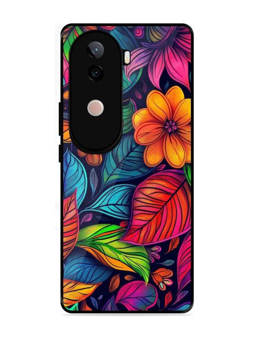 Rainbow Of Blooms Glossy Soft Edge Case for Vivo V40E (5G)