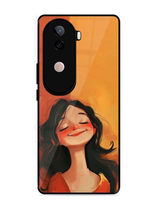 Neon Girl Glossy Soft Edge Case for Vivo V40E (5G)