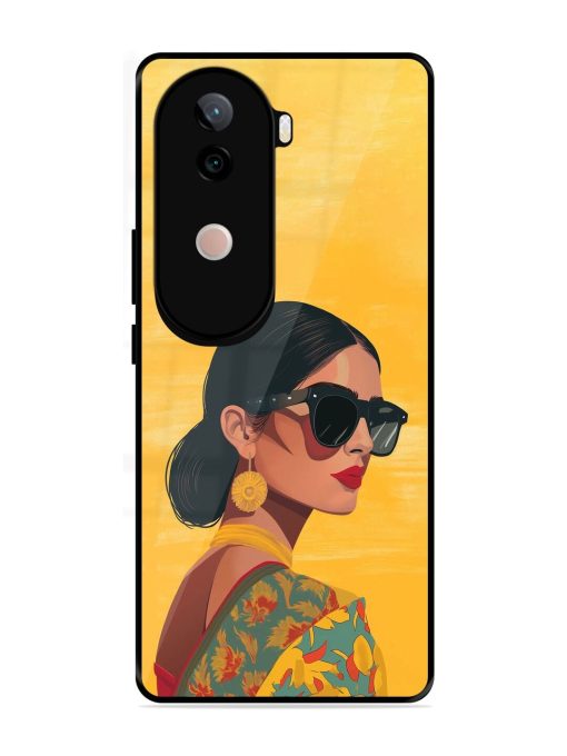 Neon Nightscape Glossy Soft Edge Case for Vivo V40E (5G)
