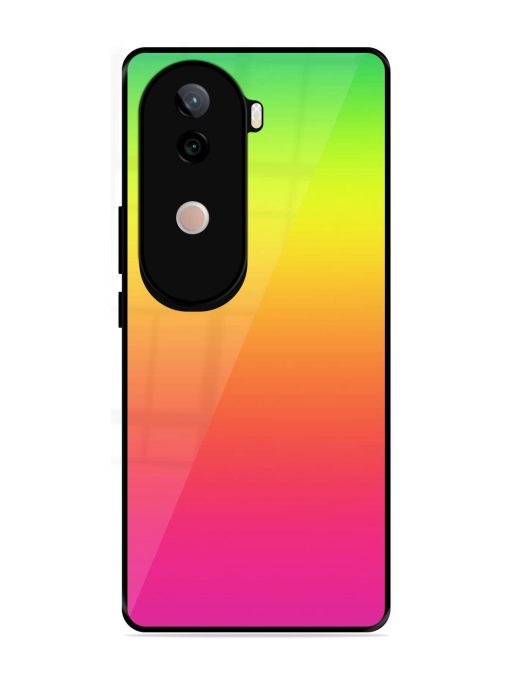 Rainbow Gradient Glossy Soft Edge Case for Vivo V40E (5G)
