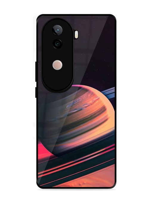 Neon Saturn Glossy Soft Edge Case for Vivo V40E (5G)