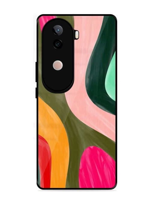 Wavy Wonderland Glossy Soft Edge Case for Vivo V40E (5G)