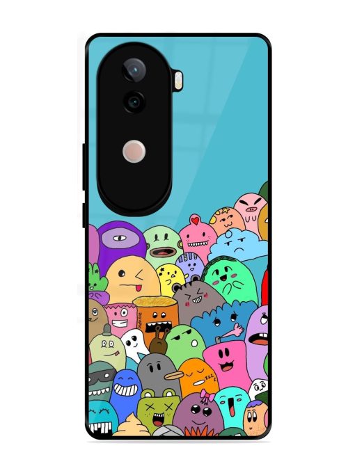 Monster Mash Glossy Soft Edge Case for Vivo V40E (5G)