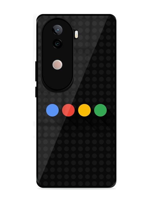 Google Dots Glossy Soft Edge Case for Vivo V40E (5G)