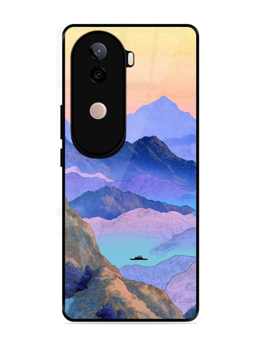 Mountain Mist Glossy Soft Edge Case for Vivo V40E (5G)