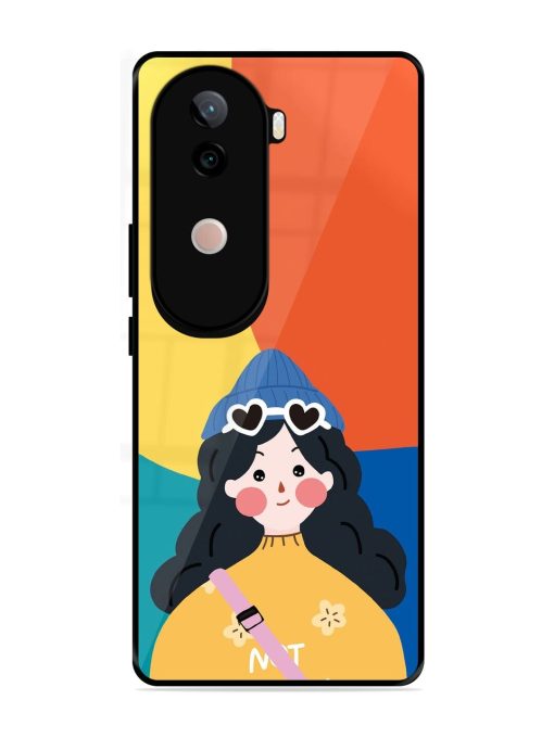 Colorful Vibes Glossy Soft Edge Case for Vivo V40E (5G)