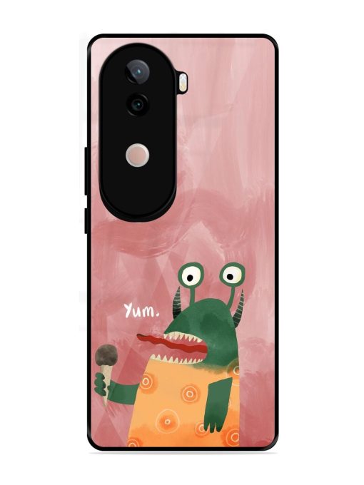Hungry Monster Glossy Soft Edge Case for Vivo V40E (5G)
