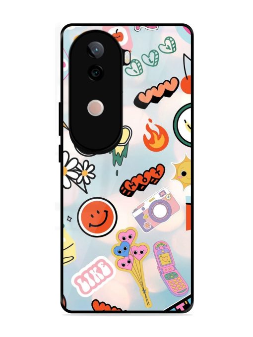 Cheerful Glossy Soft Edge Case for Vivo V40E (5G)
