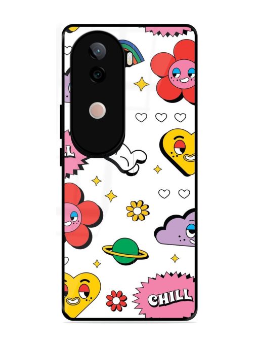 Whimsical Wonderland Glossy Soft Edge Case for Vivo V40E (5G)