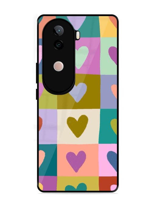 Box Of Hearts Glossy Soft Edge Case for Vivo V40E (5G)
