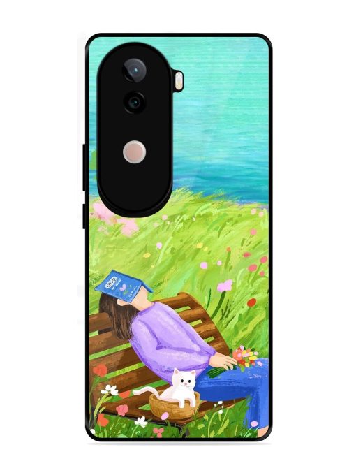 Seat Alone Glossy Soft Edge Case for Vivo V40E (5G)