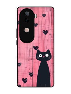 Feline Valentine'S Day Glossy Soft Edge Case for Vivo V40E (5G)