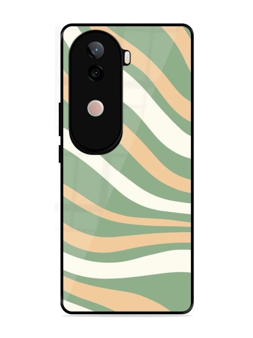 Wavy Pastel Paradise Glossy Soft Edge Case for Vivo V40E (5G)